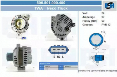 CV PSH 506501090400 -  Генератор